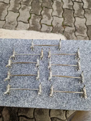 Pousa-talheres Vintage Art Déco Cães