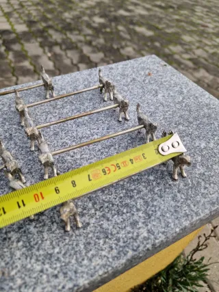 Pousa-talheres Vintage Art Déco Cães