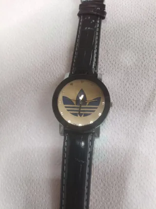 Reloj tipo Adidas Negro Correa Polipiel