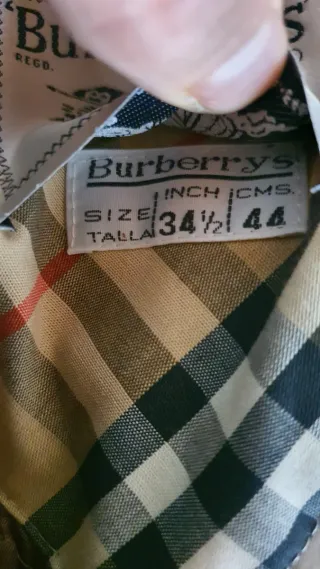 Abrigo Burberrys vintage talla 44