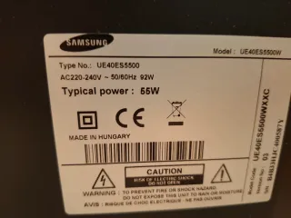 TV Samsung 40 Negra