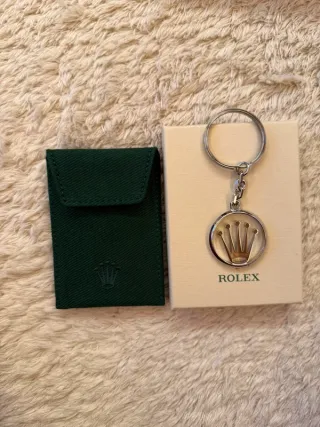 Portachiavi Rolex Crown Logo Acciaio