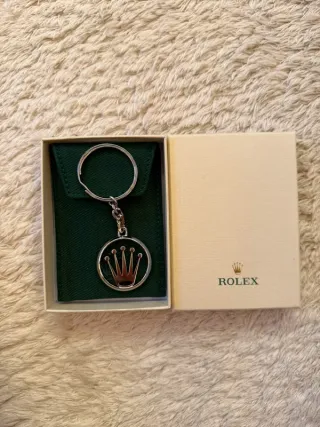Portachiavi Rolex Crown Logo Acciaio