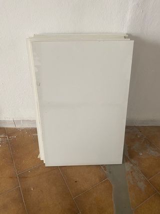 Tablas de madera blancas