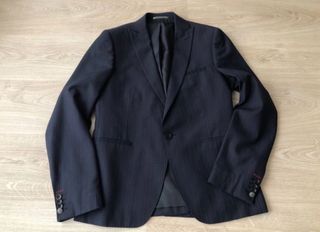 Traje Raya Diplomática Azul Marino slim fit