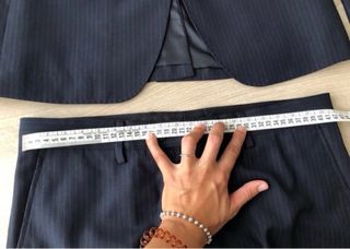 Traje Raya Diplomática Azul Marino slim fit