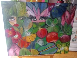 Cuadro al óleo Creatividad