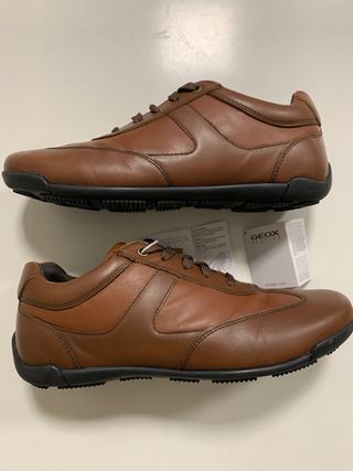 Zapatos Geox Marrones Hombre