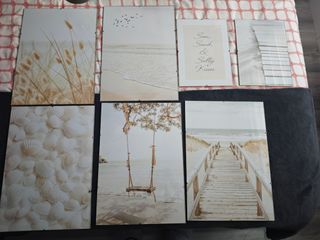 Set de 7 láminas decorativas Amazon