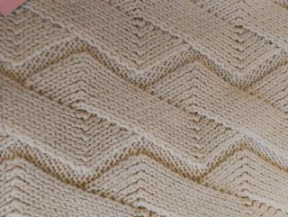 Bufanda O'Neill Beige Tejida con Flecos a estrenar