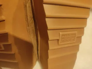 Zapatilla plataforma marrón y blanco talla 38