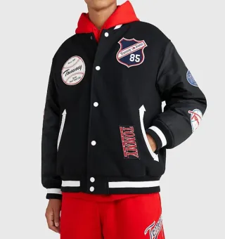 Chaqueta Tommy Hilfiger Estilo Béisbol