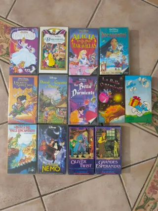 13 VHS Disney Clásicos (Español)