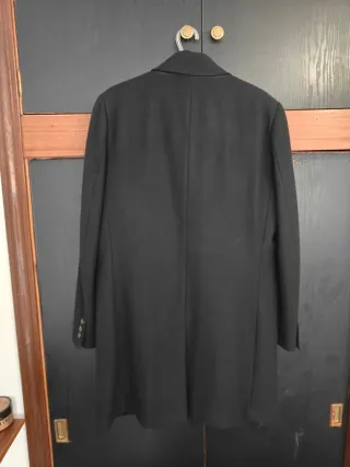 Abrigo Geox Negro Lana