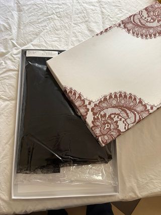 Mantilla de encaje negra