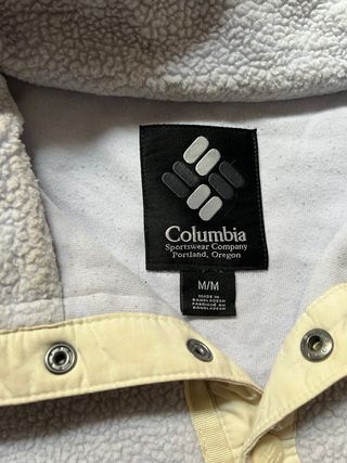 Sudadera Columbia Beige y Gris