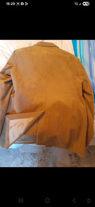 Completo Sisley giacca pantalone velluto