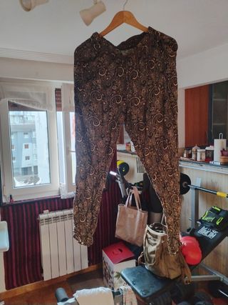 Pantalón estampado mujer