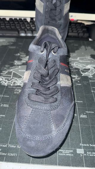 Zapatos Geox Hombre Azul y Gris