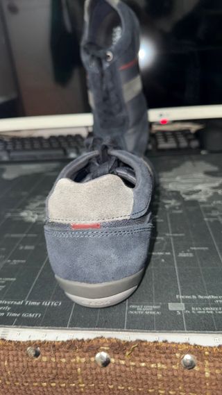 Zapatos Geox Hombre Azul y Gris