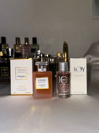 Miniature di Profumi Chanel e Dior