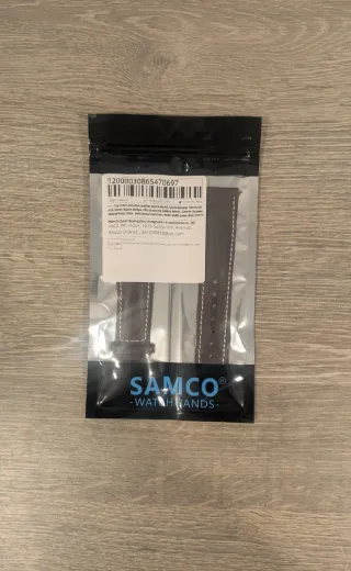 Correa de piel de 20 mm para reloj