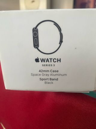 Apple Watch Series 3 Negro/Plata