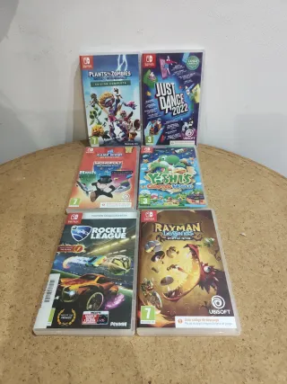 Cajas vacías Nintendo Switch (6 unidades)