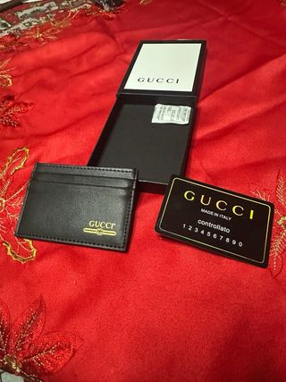 Portacarte Gucci nero