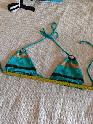 Lote 4 sujetadores bikini mujer talla M/L negro az