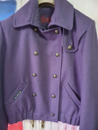 Cazadora Guess Jeans 81 violeta Talla L