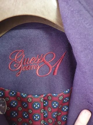 Cazadora Guess Jeans 81 violeta Talla L