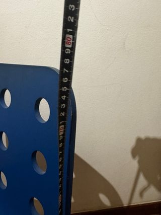 Silla infantil azul para escritorio