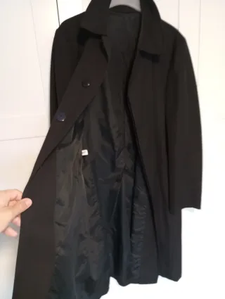 Gabardina Negra Italiana