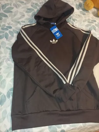 Conjunto Adidas mujer marrón y beige