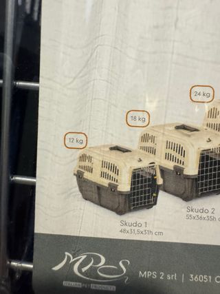 Transportín Perro/Gato 12kg Beige/Gris