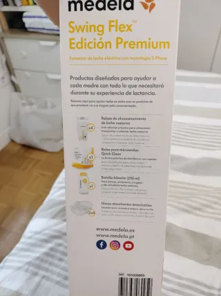 Sacaleches Medela Swing Flex Edición Premium