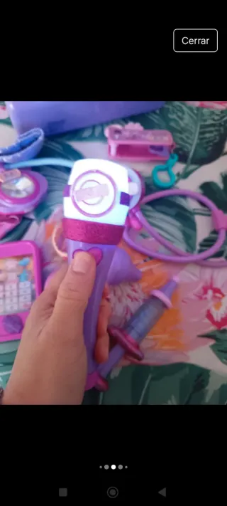 Lote juguetes doctora infantil