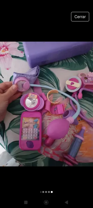 Lote juguetes doctora infantil