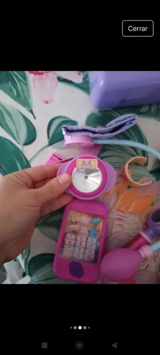 Lote juguetes doctora infantil