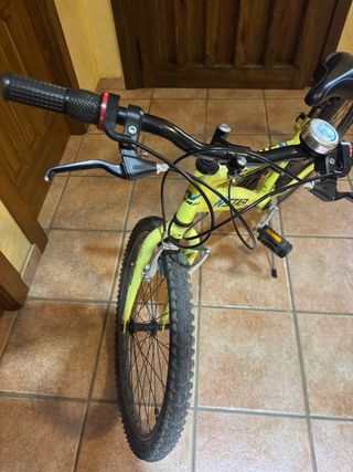 Bicicleta 24 Amarilla. Lista para usar.