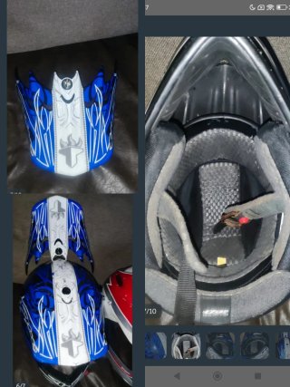 Casco Motocross The One Talla S/M
