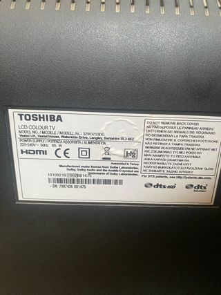 Toshiba TV 32 LED Avería