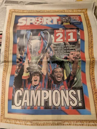 Periódico SPORT Champions 2006