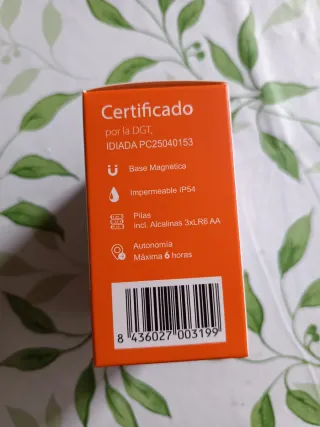 Baliza V16IoT EB2503 Luz Emergencia Geolocalizada