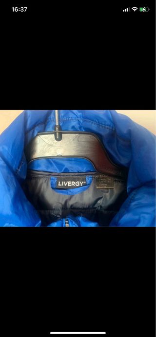 Chaqueta de invierno azul