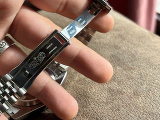 Reloj Rolex Datejust Azul Plateado