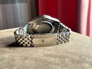 Reloj Rolex Datejust Azul Plateado