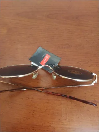 Occhiali da sole rotondi Lagofree dorati