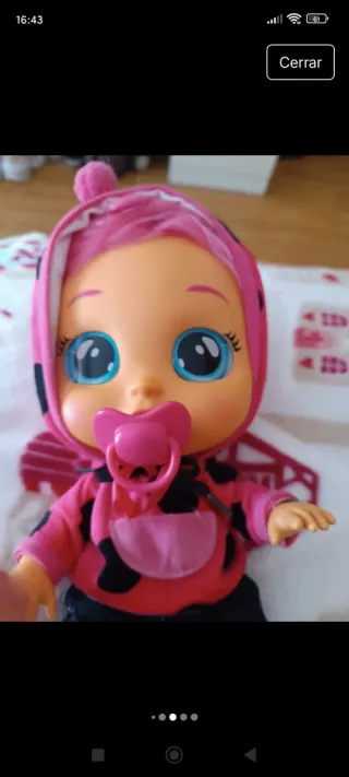 Muñeca Bebés Llorones Mariquita